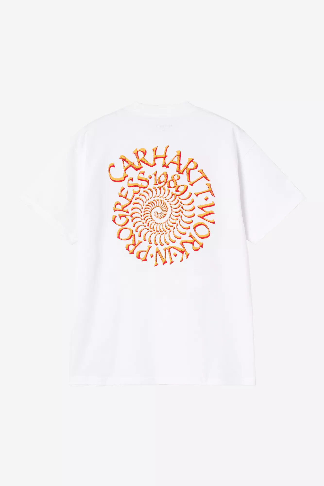 CARHARTT-S/S SPIRALS T-SHIRT WHITE - Tôpette Skateboards & Lifestyle